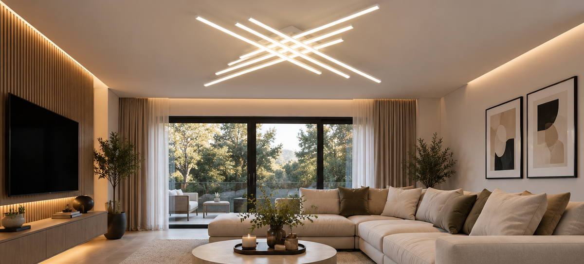 Lustre Plafonnier Design - Éclat