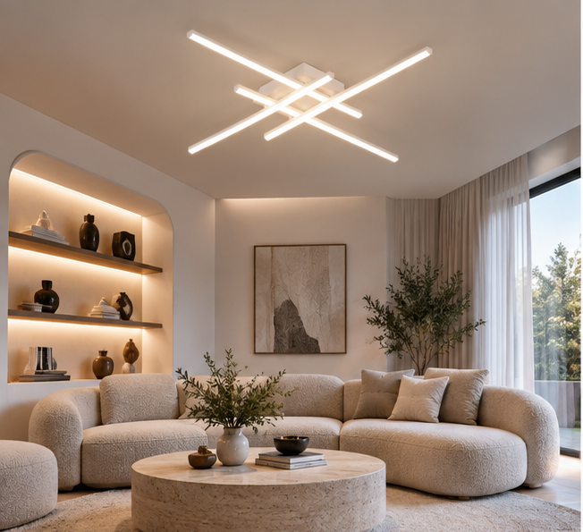 Plafonnier LED Design - Croisé
