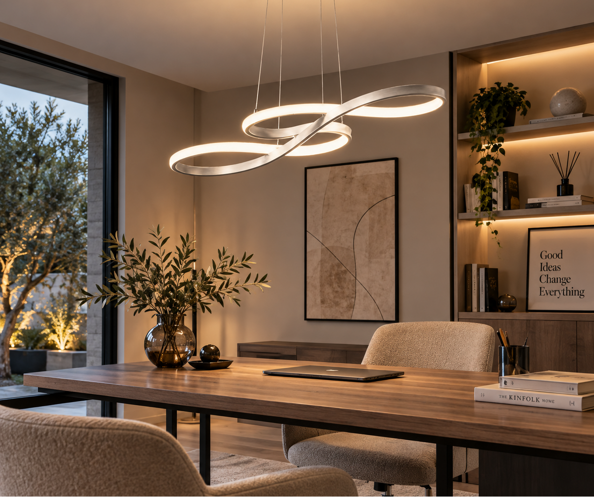 Lustre LED Suspendu - Élégance