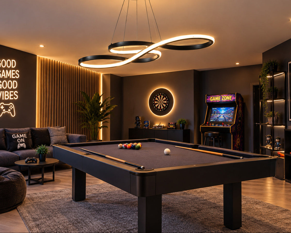 Lustre Design Noir - Infini