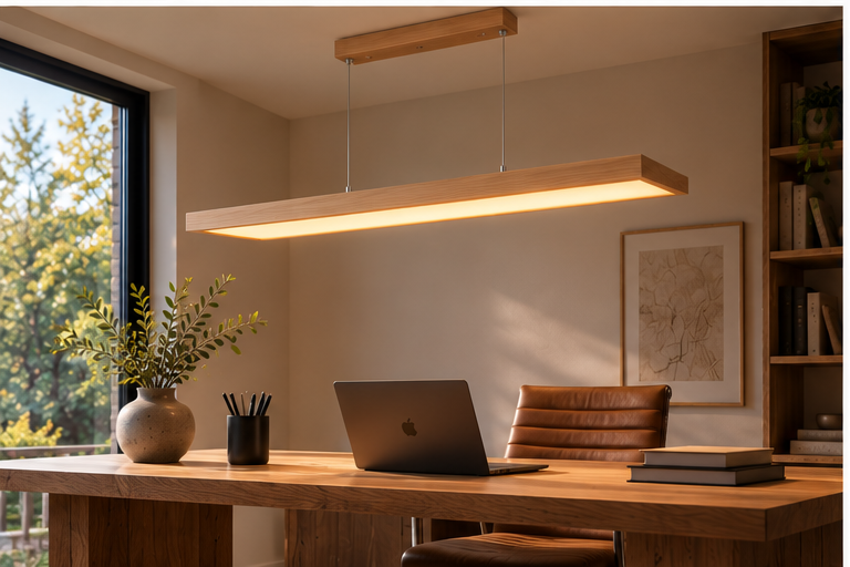 Suspension LED en bois - Akio