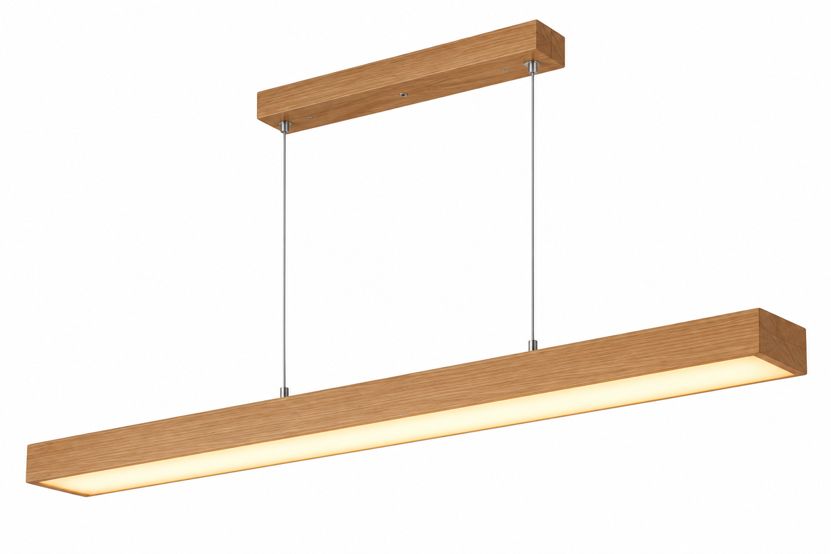 Suspension LED en bois - Akio