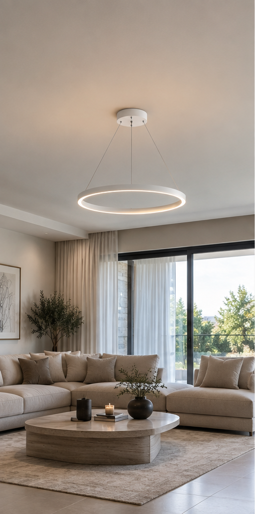 Lustre LED Anneau - Aura
