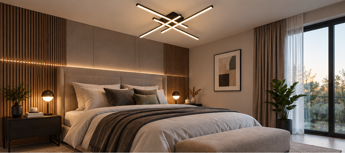 Plafonnier LED Design - Croisé