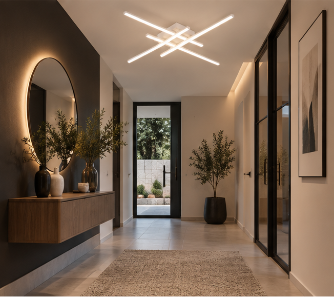 Plafonnier LED Design - Croisé