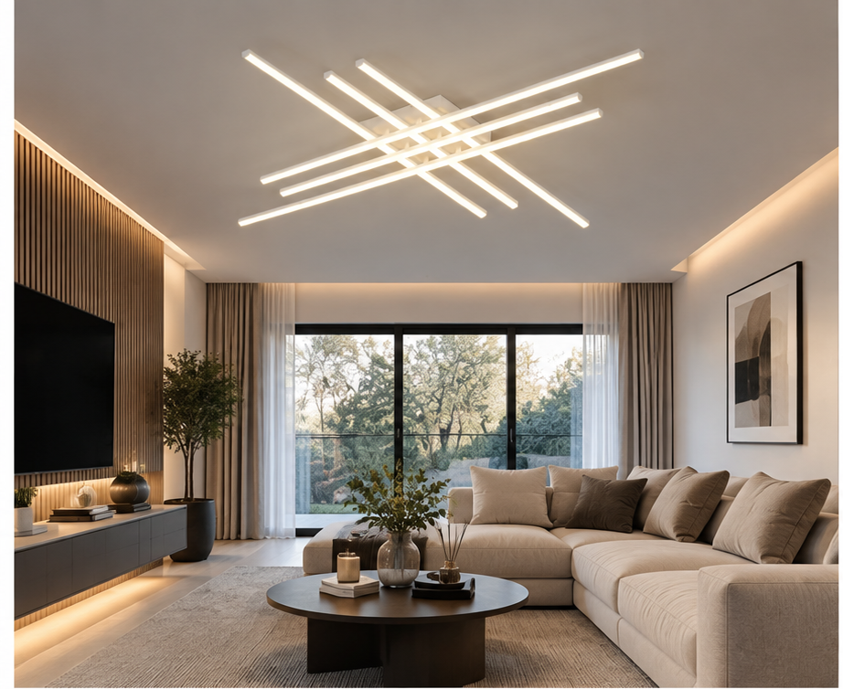 Lustre Plafonnier Design - Perspective