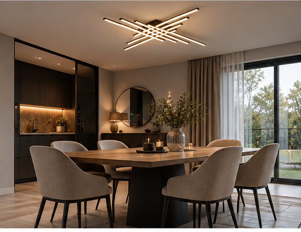 Lustre Plafonnier Design - Éclat