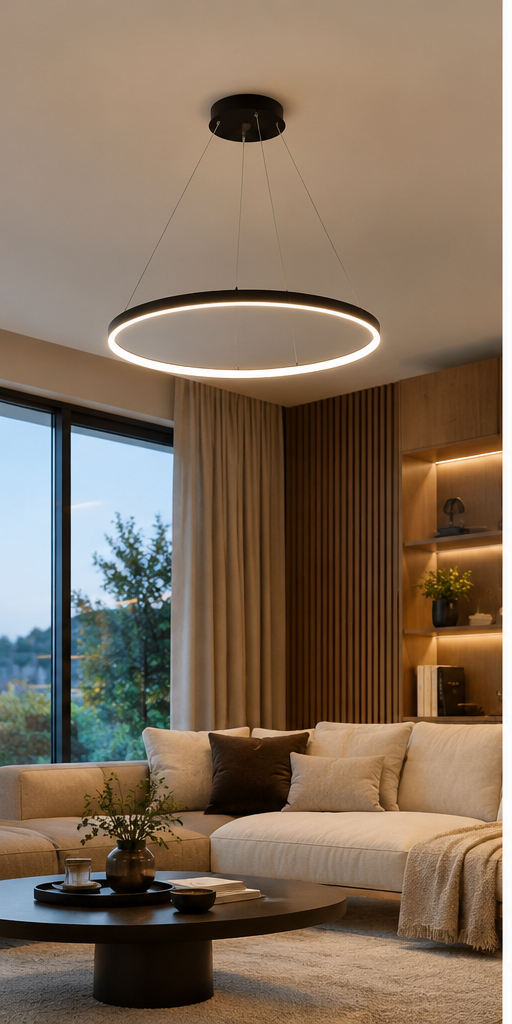 Lustre LED Anneau - Aura