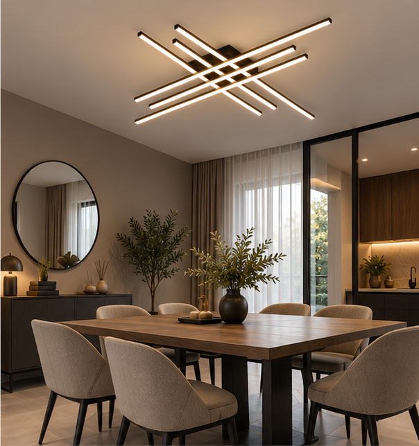 Lustre Plafonnier Design - Perspective