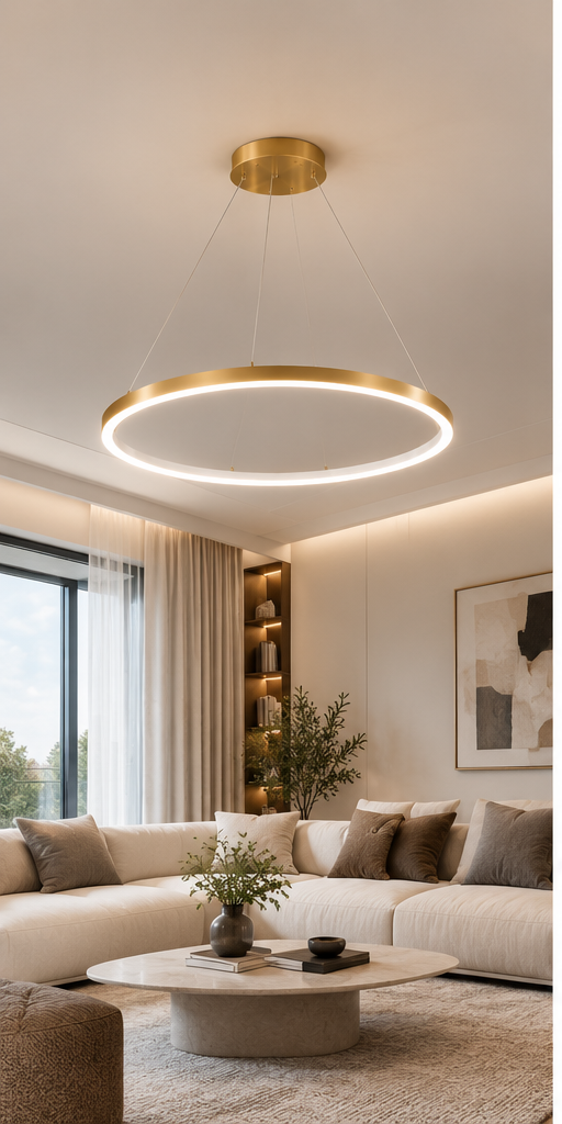 Lustre LED Anneau - Aura