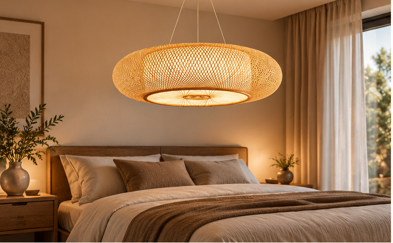 Suspension en rotin naturel - Nami
