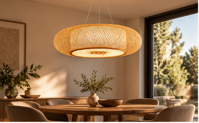 Suspension en rotin naturel - Nami