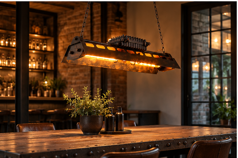 Suspension industrielle vintage - Arko