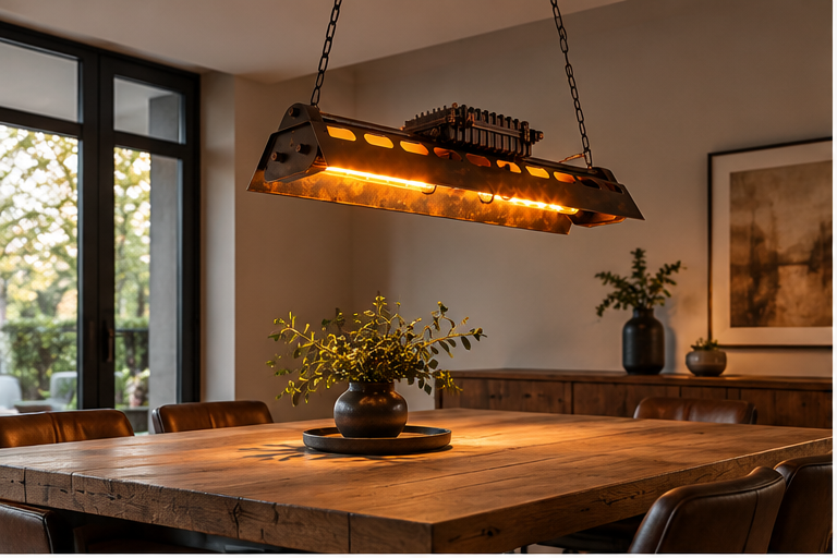 Suspension industrielle vintage - Arko