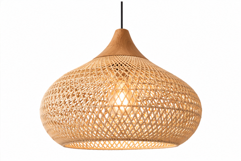 Suspension en rotin naturel - Hikari