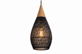 Suspension en rotin noir - Yoru